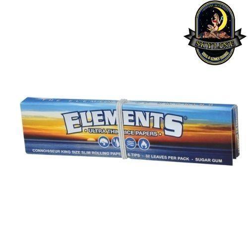 Elements Blue Connoisseur King Size Slim Plus Tips | Elements | Skyline Smoke Company | South Africa