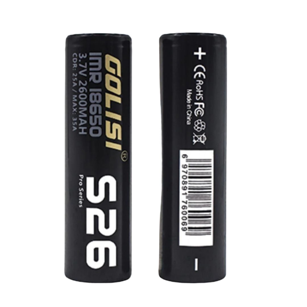 Golisi S26 18650 2 Pack | Golisi | Skyline Smoke Company | South Africa