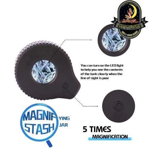 Magnifying Stash Jar | Skyline Smoke Shop | Skyline Smoke Company | South Africa
