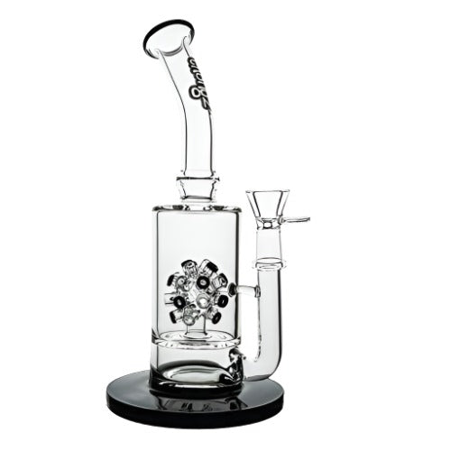 "Mines a Double" Glass Bong & Dab Rig | Chongz | Skyline Smoke Company | South Africa
