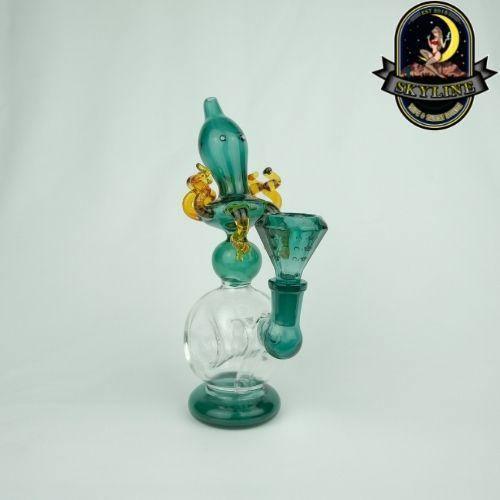 Diamond glass herb bowl