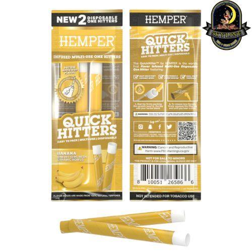 Quick Hitters Banana Multi-Use Disposable One Hitter | Hemper USA | Skyline Vape & Smoke Lounge | South Africa