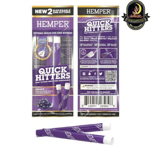 Quick Hitters Grape Multi-Use Disposable One Hitter | Hemper USA | Skyline Vape & Smoke Lounge | South Africa