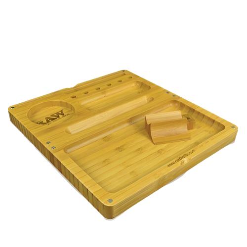 RAW Back Flip Bamboo Rolling Tray | RAW | Skyline Smoke Company | South Africa