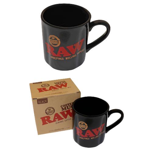 RAW Black Ceramic Mug | RAW | Skyline Smoke Company | South Africa