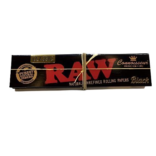 RAW Black Kingsize Slim With Tips | RAW | Skyline Smoke Company | South Africa