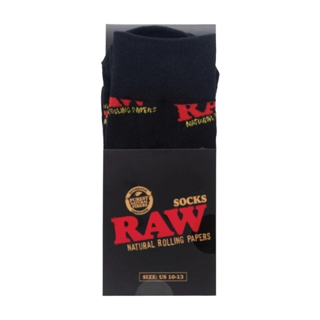 Raw Black Socks | RAW | Skyline Smoke Company | South Africa