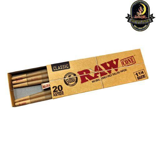RAW Classic 1¼ Cones Box of 20 | RAW | Skyline Vape & Smoke Lounge | South Africa