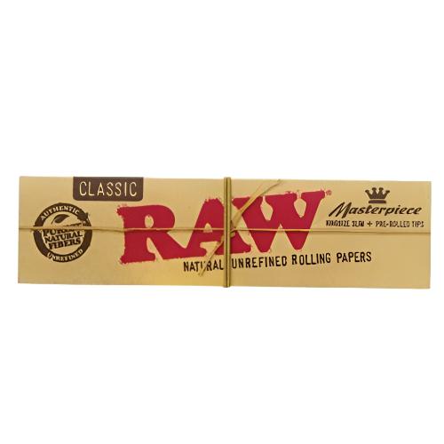 RAW Classic Masterpiece Kingsize Slim With Pre-Rolled Tips | RAW | Skyline Smoke Company | South Africa