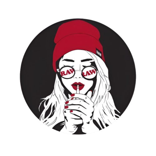Raw Girl Sticker | RAW | Skyline Smoke Company | South Africa