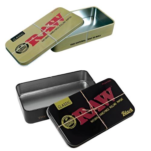 Raw Metal Stash Tin | RAW | Skyline Smoke Company | South Africa