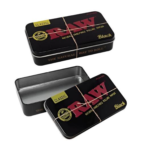 Raw Metal Stash Tin | RAW | Skyline Smoke Company | South Africa