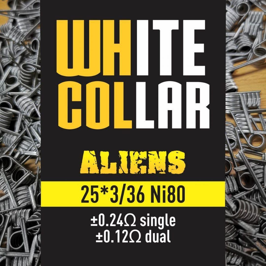White Collar Coils Yellow Aliens | White Collar Coils | Skyline Smoke Company | South Africa