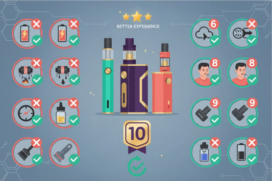 10 Vaping Mistakes to Avoid for a Better Experience | Vape Tips Guide