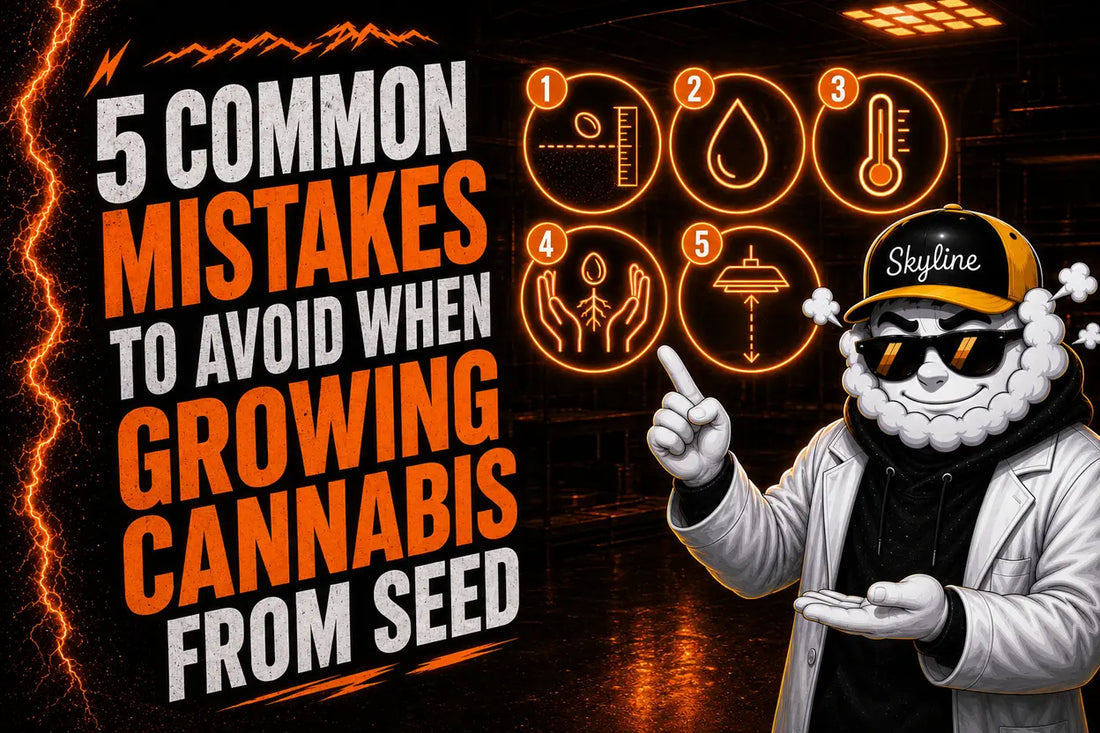 5 Common Mistakes to Avoid When Growing Cannabis from Seed | Skyline Seed Bank