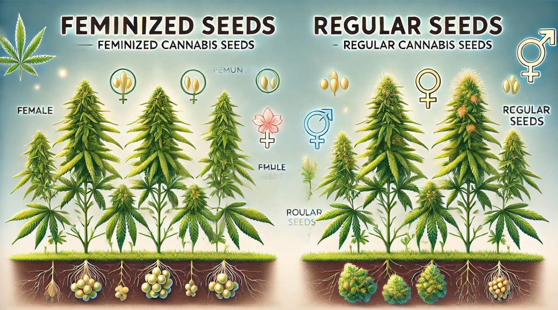 Understanding the Difference Between Feminized Cannabis Seeds and Regular Cannabis Seeds