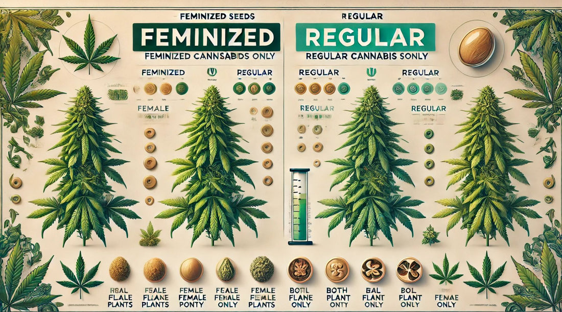 What's the Difference Between Feminized Seeds and Regular Cannabis Seeds?