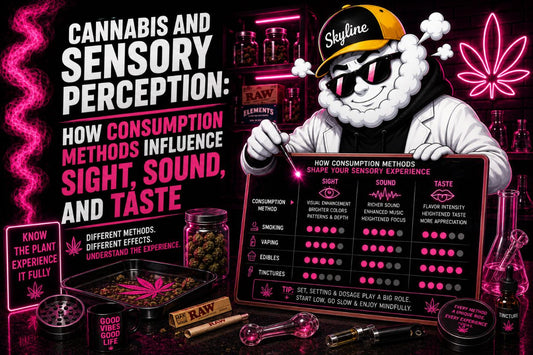 Cannabis and Sensory Perception: How Consumption Methods Influence Sight, Sound, and Taste