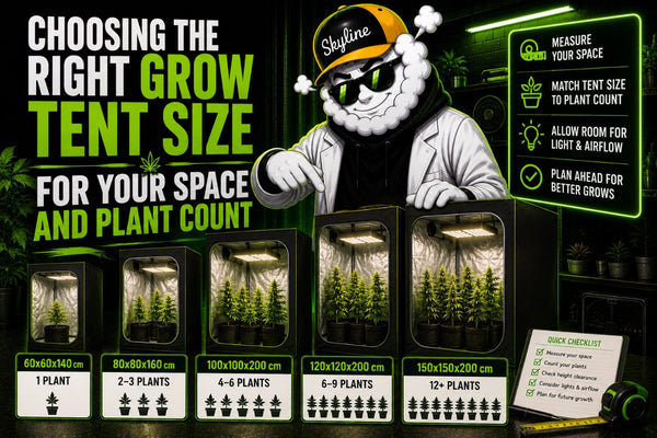 Choosing the Right Grow Tent Size for Your Space and Plant Count