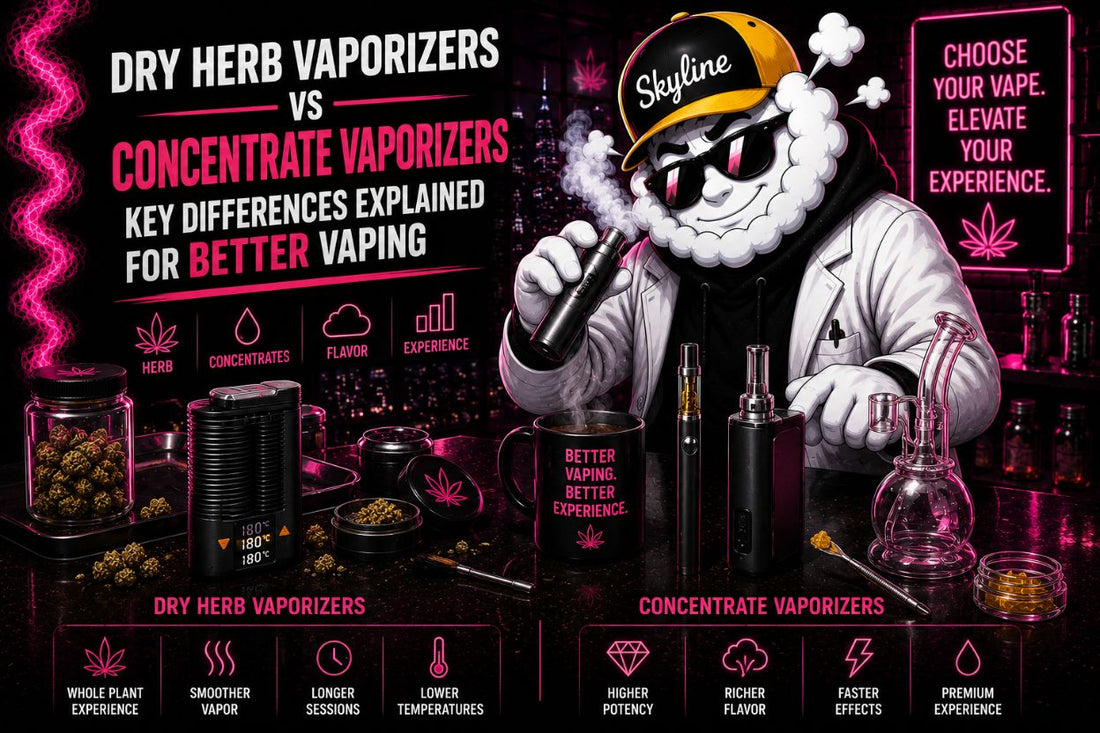 Dry Herb Vaporizers vs Concentrate Vaporizers: Key Differences Explained for Better Vaping