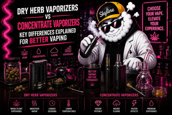 Dry Herb Vaporizers vs Concentrate Vaporizers: Key Differences Explained for Better Vaping