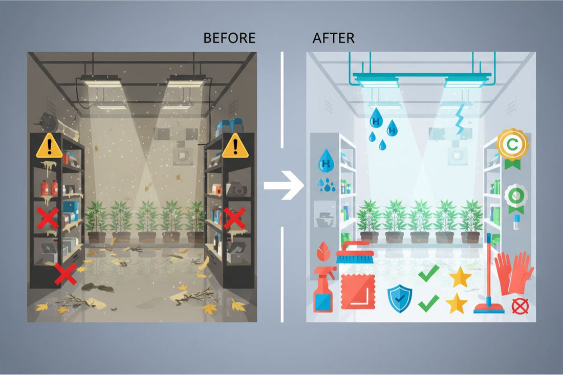 How and Why to Clean Your Grow Space: Complete Grow Room Guide