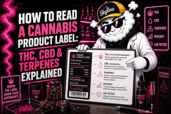 How to Read a Cannabis Product Label: THC, CBD & Terpenes Explained
