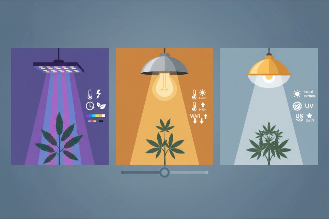 LED vs HPS vs CMH Grow Lights: Key Differences Explained