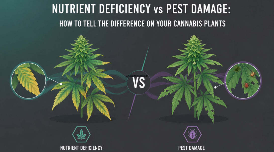 Nutrient Deficiency vs Pest Damage: How to Tell the Difference on Your Cannabis Plants