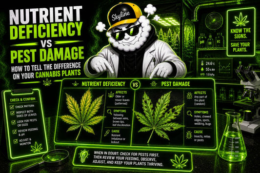Nutrient Deficiency vs Pest Damage: How to Tell the Difference on Your Cannabis Plants