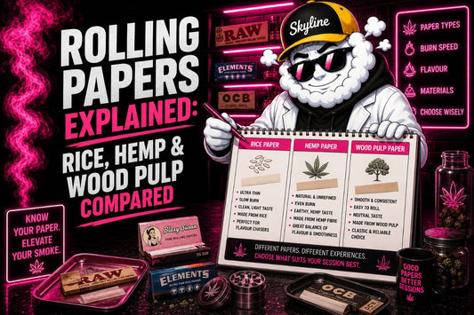 Rolling Papers Explained: Rice, Hemp & Wood Pulp Compared