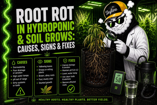 Root Rot in Hydroponic & Soil Grows: Causes, Signs & Fixes