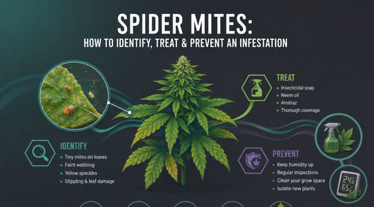 Spider Mites on Cannabis: How to Identify, Treat & Prevent an Infestation