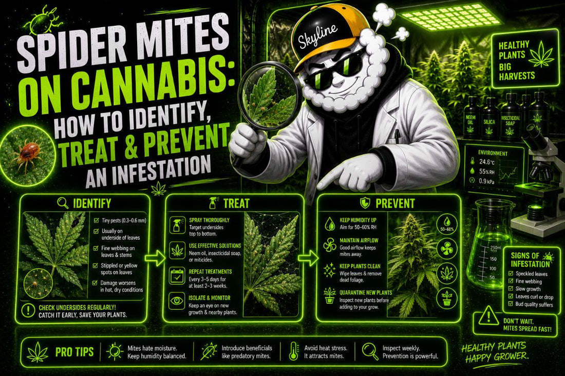 Spider Mites on Cannabis: How to Identify, Treat & Prevent an Infestation