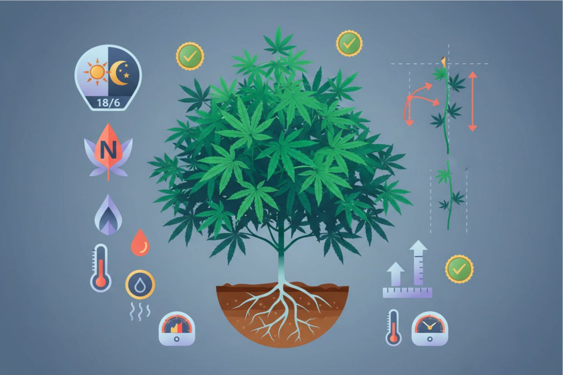 Cannabis Vegetative Stage Guide: Grow Bigger, Healthier Plants