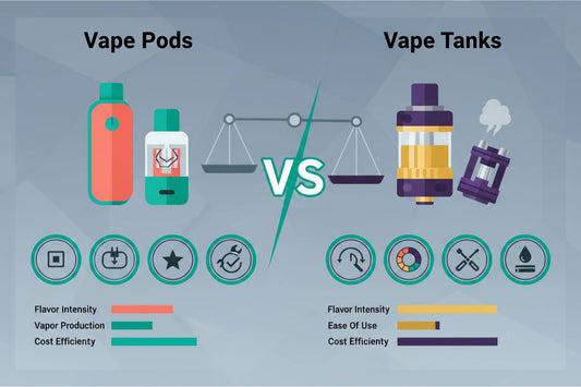 Vape Pods vs Vape Tanks: Key Differences Explained (2026 Guide)