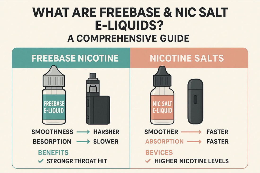 What are Freebase E-Liquids and Nic Salt E-Liquids? | Skyline Vape Shop Skyline Smoke Company What are Freebase E-Liquids and Nic Salt E-Liquids? | Skyline Vape Shop Skyline Smoke Company