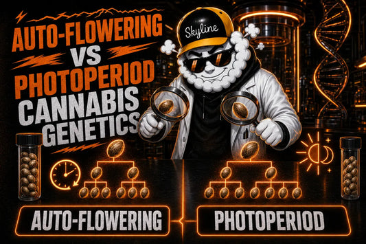 Auto-Flowering vs Photoperiod Cannabis Genetics | Skyline Seed Bank