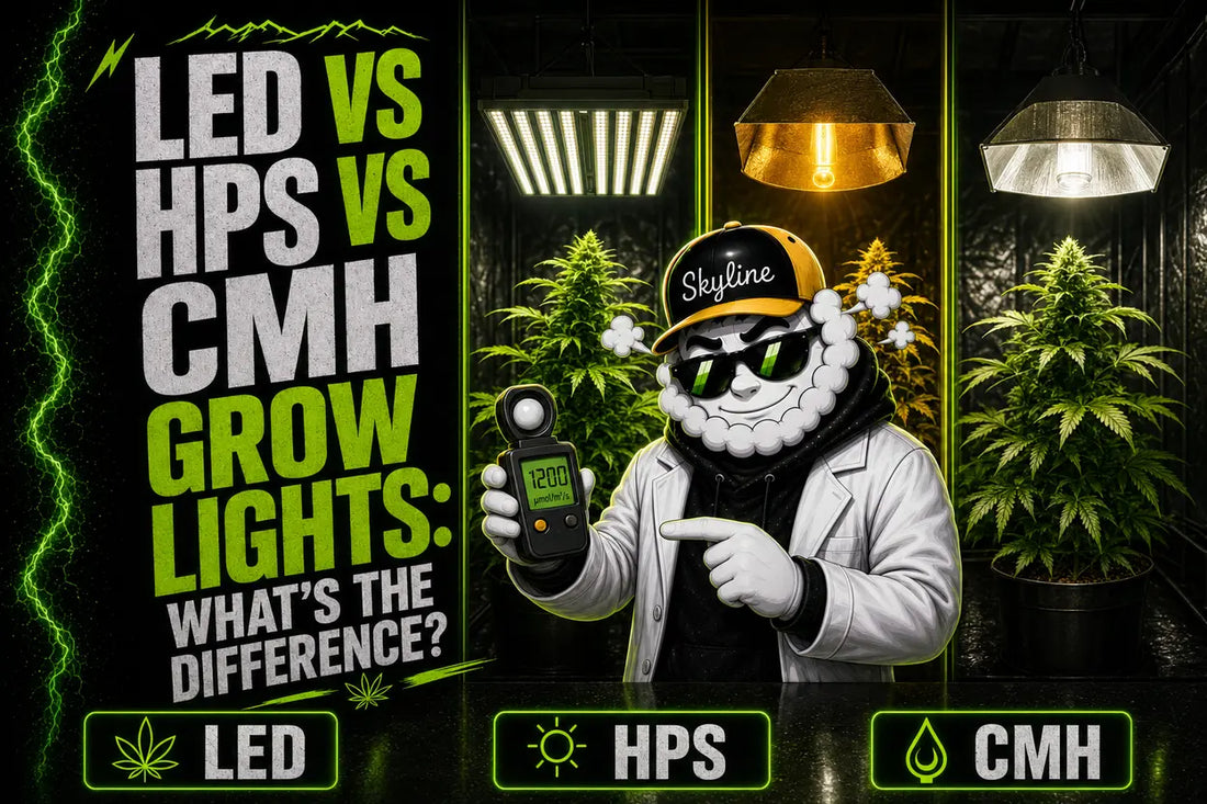 LED vs HPS vs CMH Grow Lights Comparison | Skyline Grow Shop