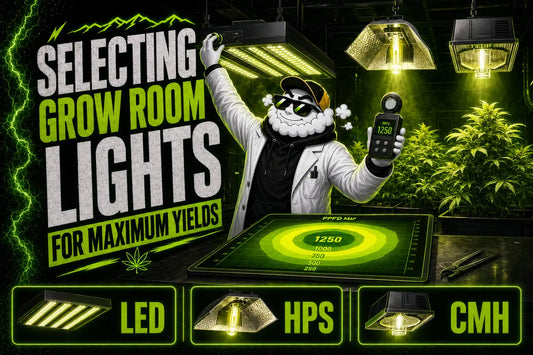 Selecting Grow Room Lights for Maximum Yields
