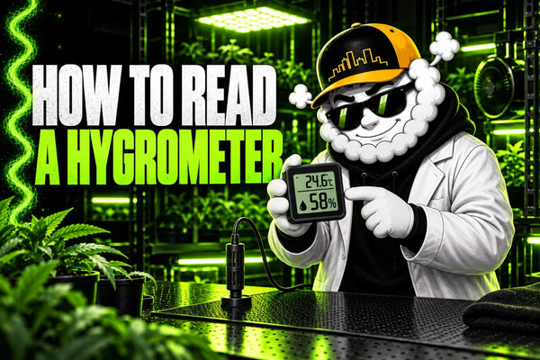 Smokey reads a hygrometer in green Skyline cover art