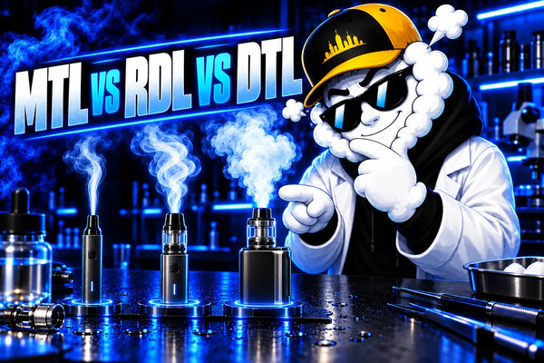 Smokey compares MTL, RDL and DTL draw styles in blue Skyline cover art
