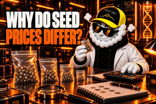 Smokey presenting Why Do Cannabis Seeds from Different Breeders Cost Different Amounts?
