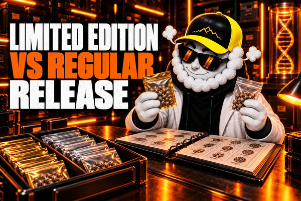 Smokey presenting Limited Edition vs Regular Release Seeds: What Does the Label Actually Mean?