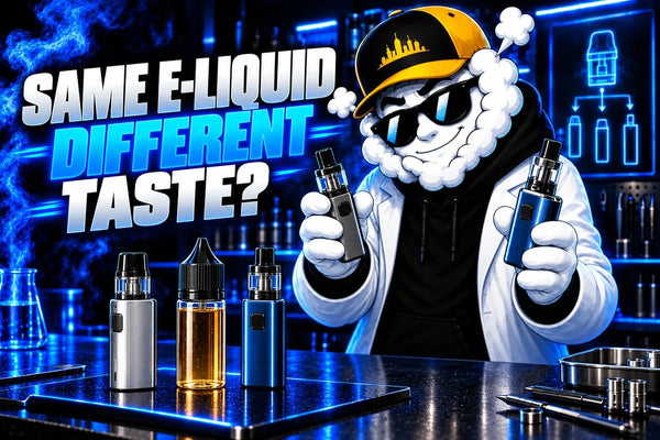 Smokey presenting Why Does the Same E-Liquid Taste Different in Two Vapes?