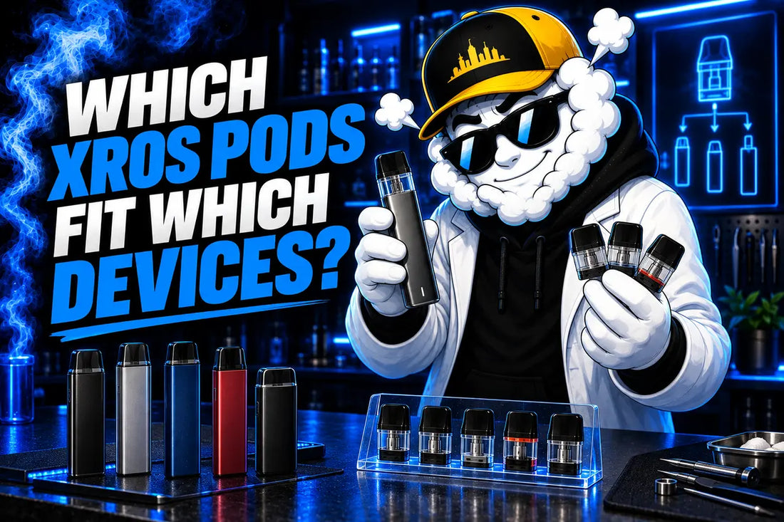 Smokey comparing XROS-compatible pods and devices