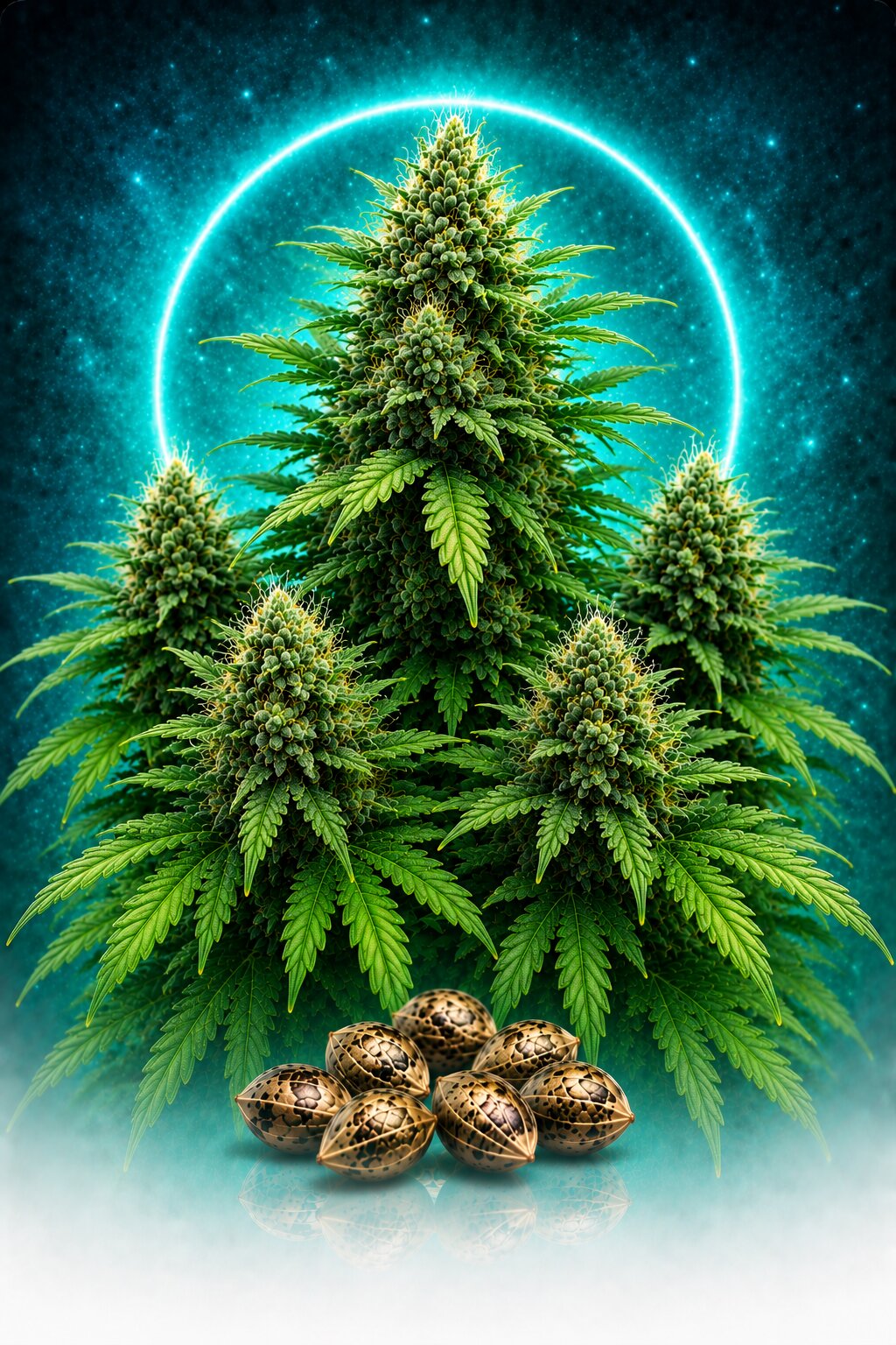 Hybrid Cannabis Seeds | Balanced Indica & Sativa Genetics