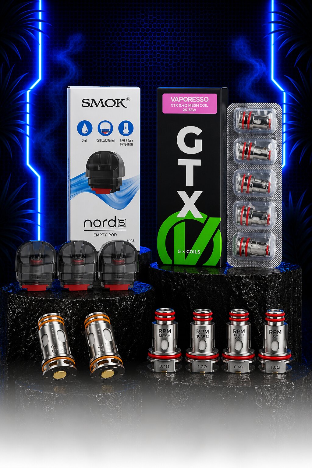 Coils and Pods