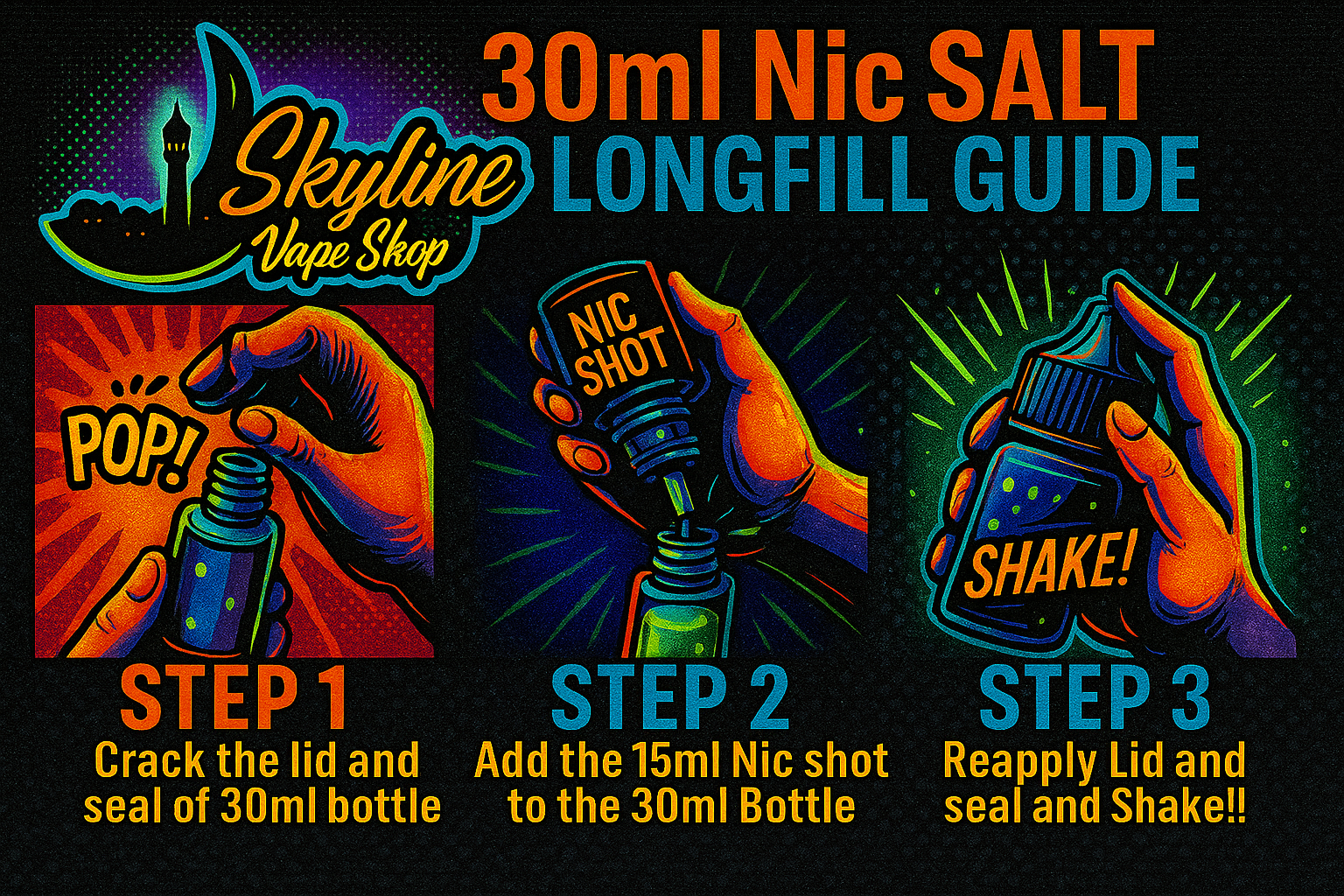 TKO Custard Milk Longfill Nic Salt Combo | Skyline Vape Shop