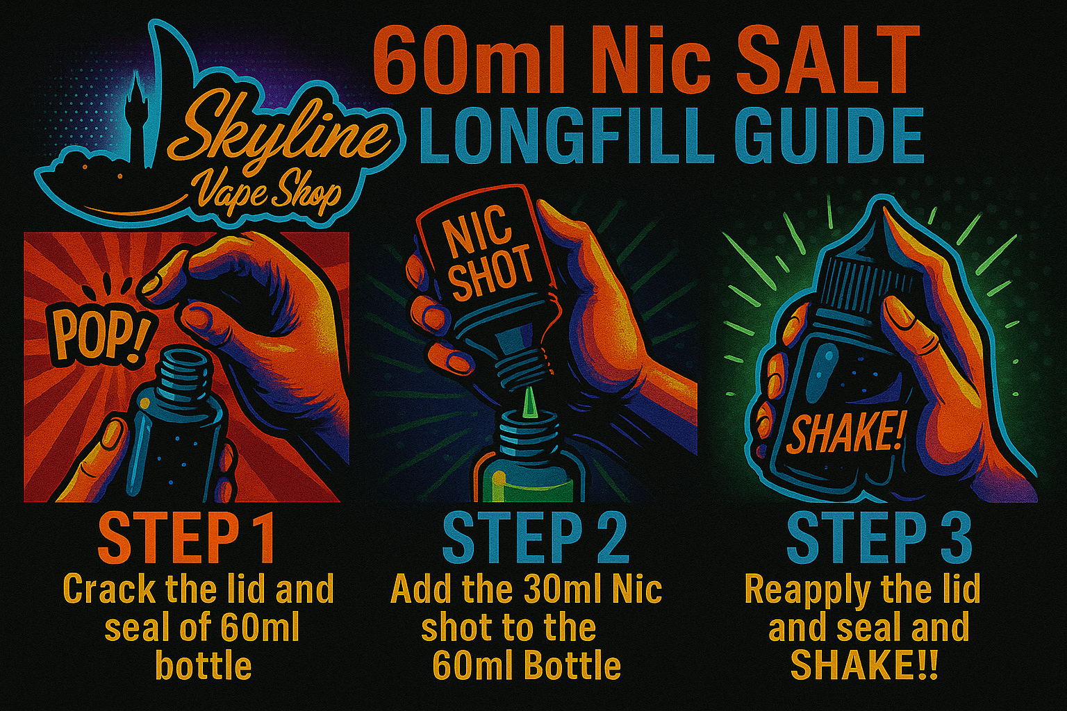 60ml Nic Salt Longfill Guide